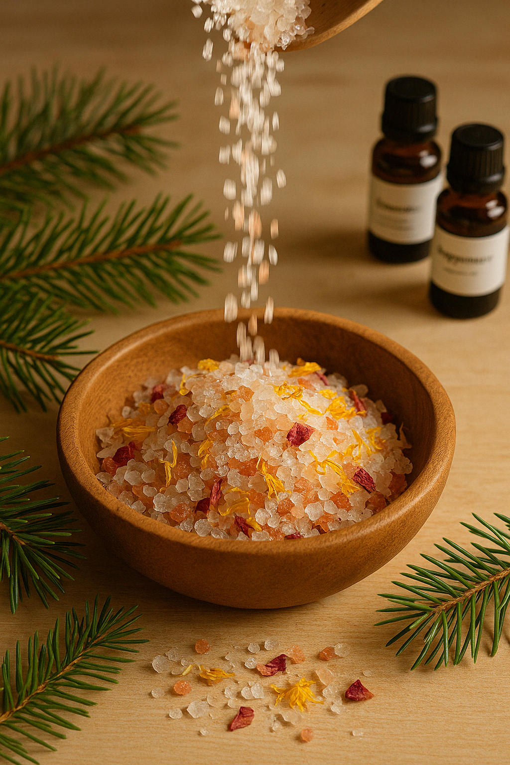Sels de bain - Équilibre - Arbre à thé & orange douce