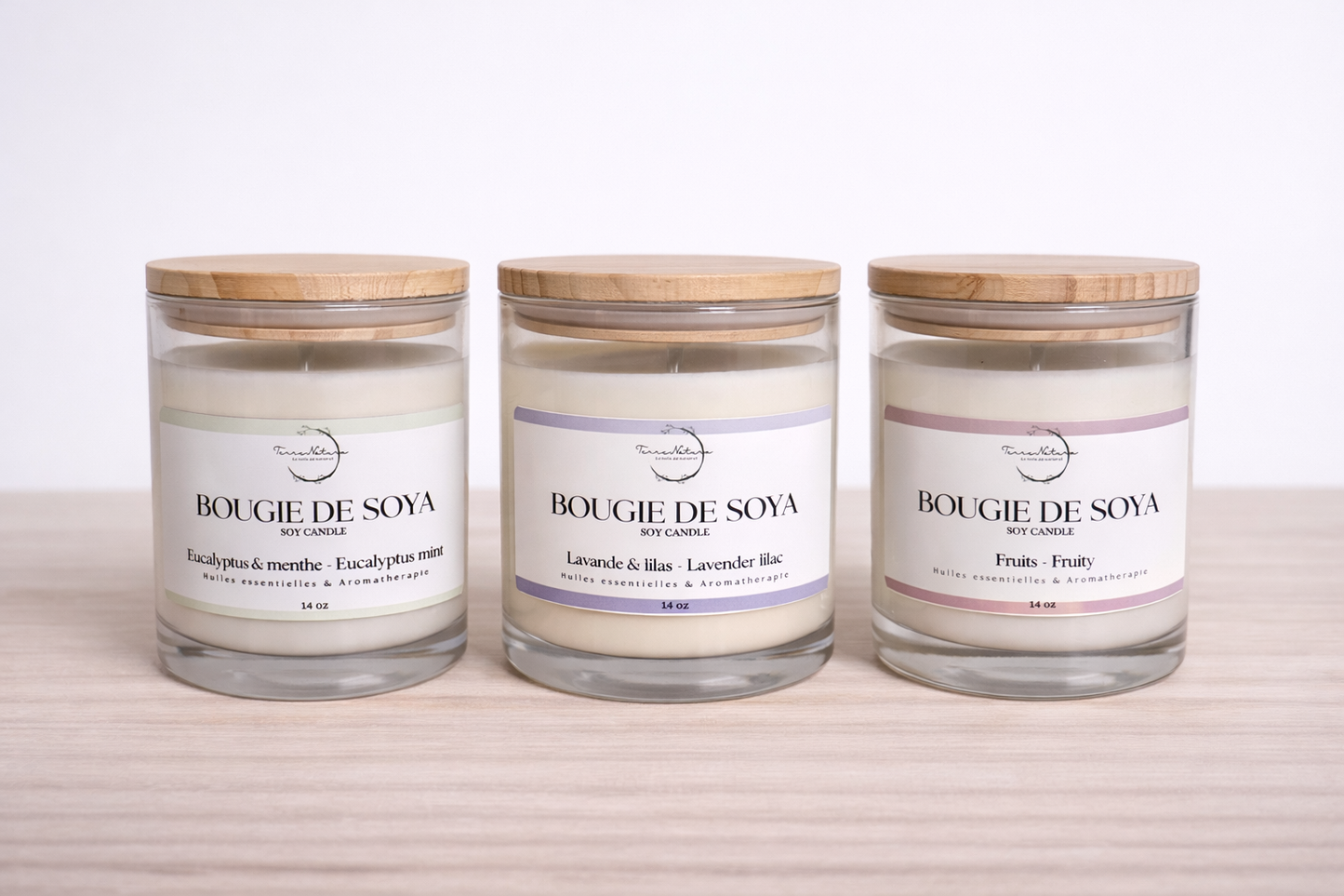 Bougie Lavande Lilas & Cristaux 14 Oz