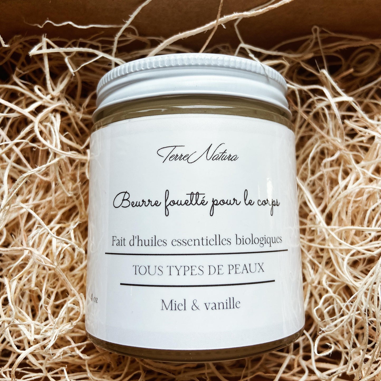 Beurre pour le corps hydratant karité - Miel & vanille