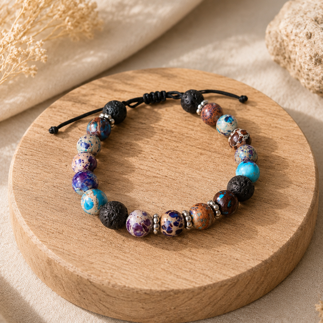 Imperial Jasper Aromatherapy Bracelet