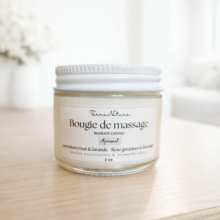 Natural massage candle - Relaxation