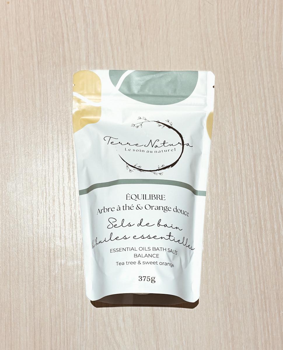 Sels de bain - Équilibre - Arbre à thé & orange douce