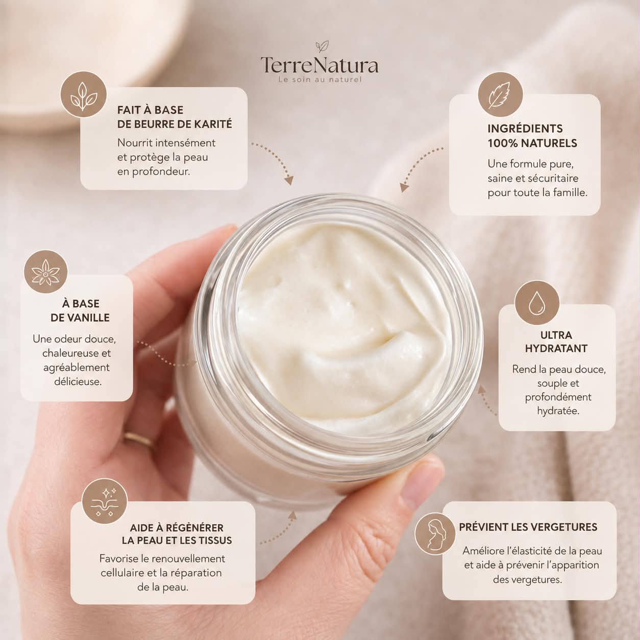 Moisturizing Body Butter - Honey & Vanilla