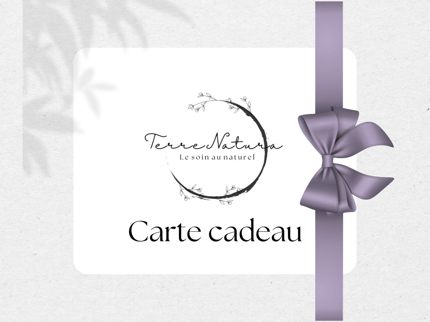 Carte cadeau TerreNatura