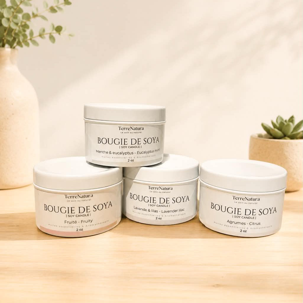 Mini bougie Vanille & Camomille 2 oz