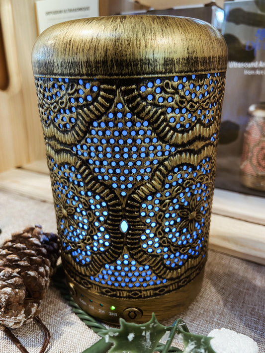 Vintage essential oil diffuser - Stainless & ultrasonic