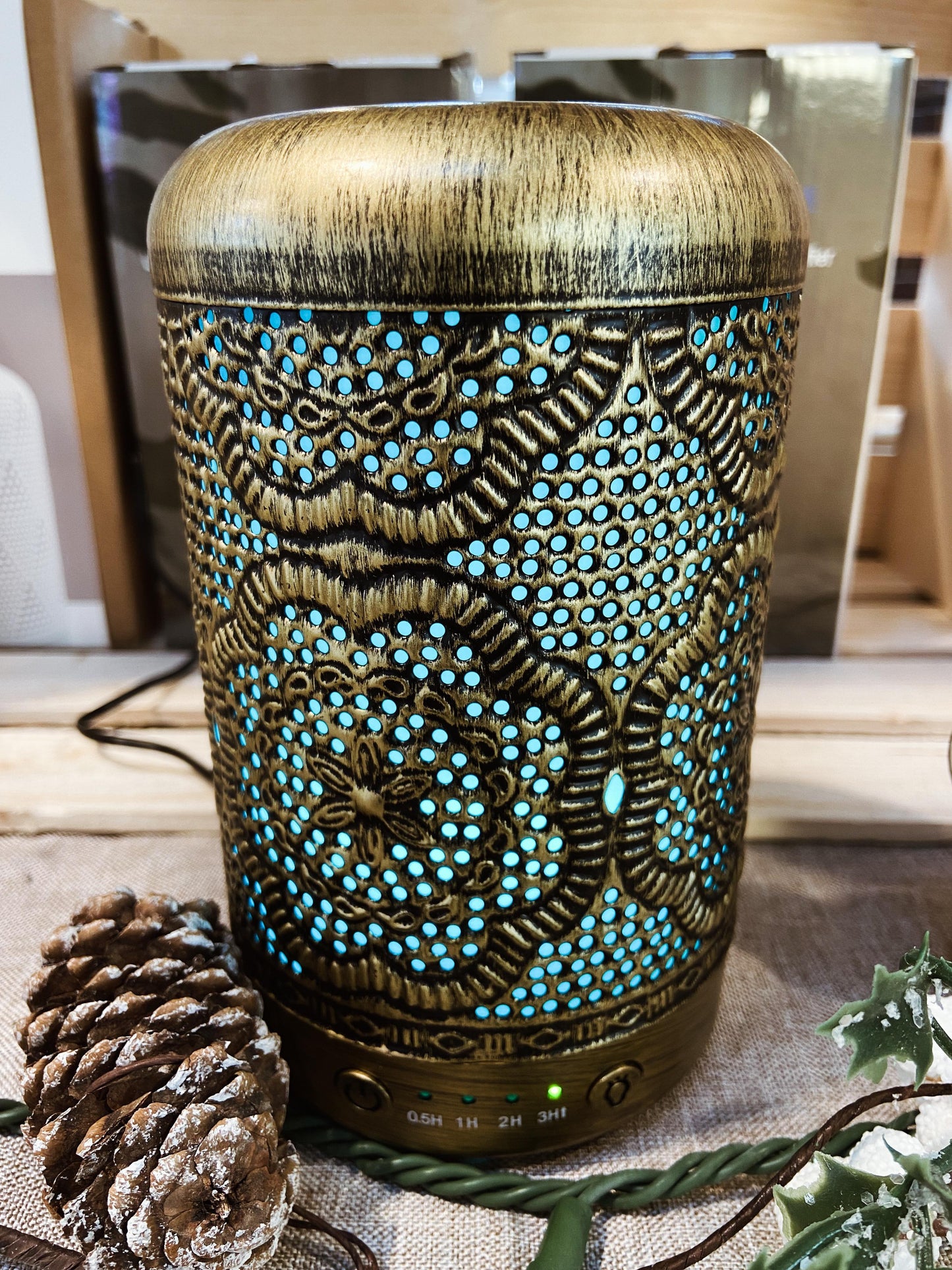 Diffuseur d'huiles essentielle Vintage - Stainless & ultrasonique