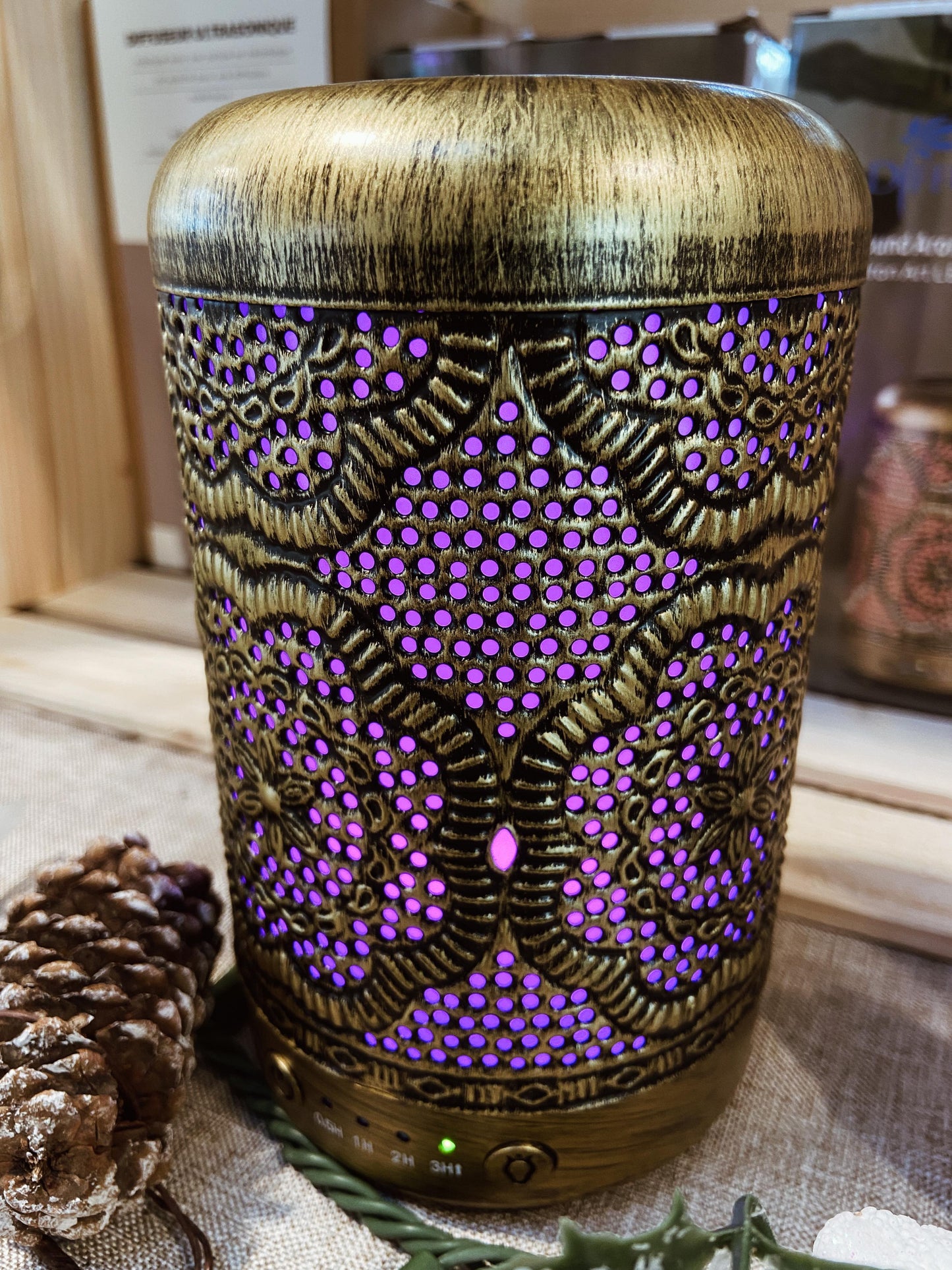 Diffuseur d'huiles essentielle Vintage - Stainless & ultrasonique