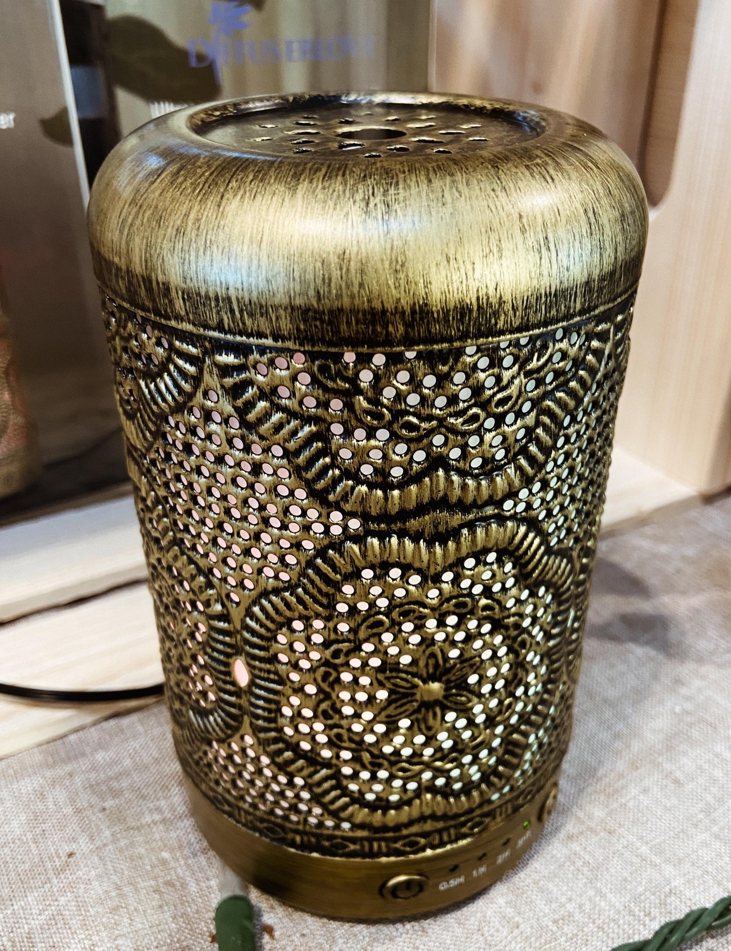Diffuseur d'huiles essentielle Vintage - Stainless & ultrasonique