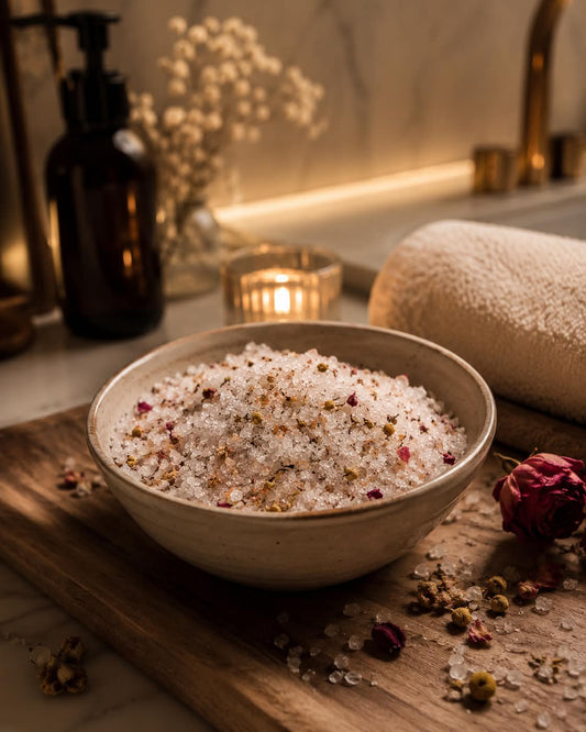 Sels de bain - Détente - Lavande & Géranium rosat