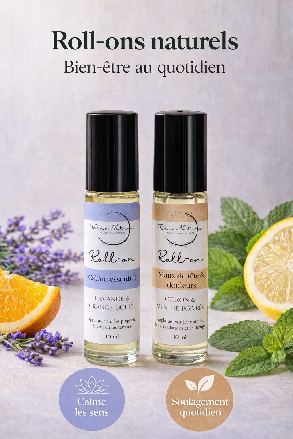 Roll-On d'huiles essentielles