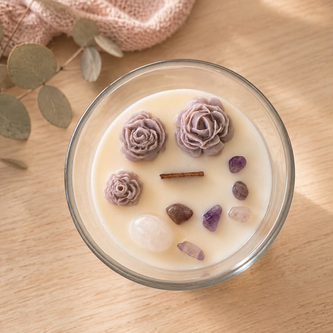 Candle Peach, Apple, Vanilla & Ocean Jasper FALL 2025 COLLECTION (Discontinued)