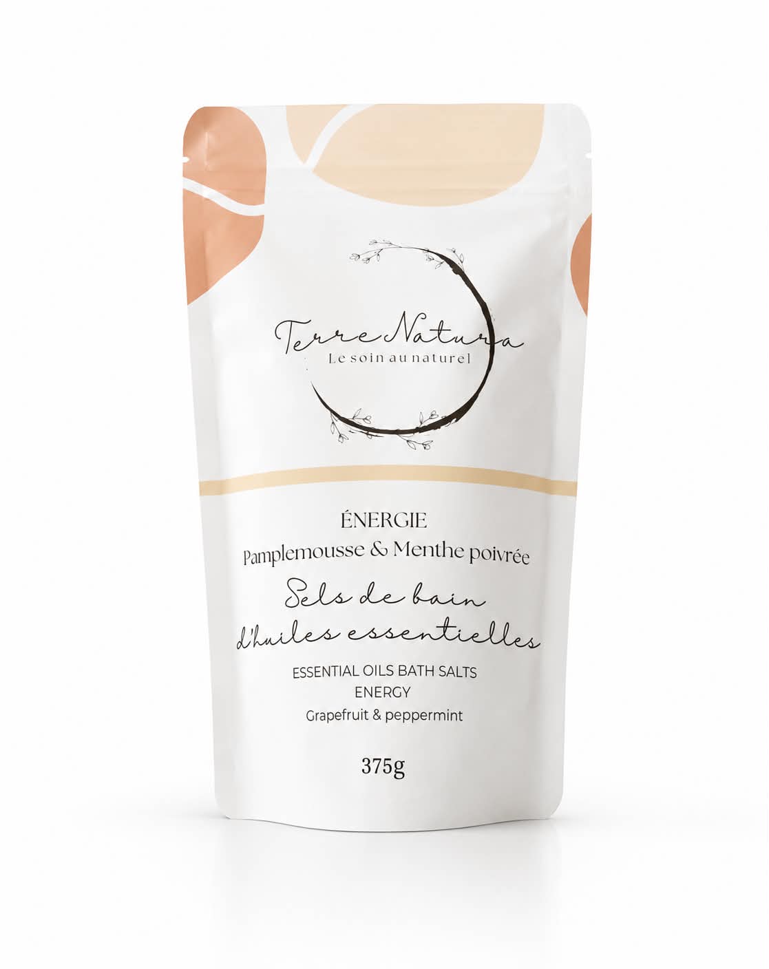 Sels de bain - Énergie - Pamplemousse & Menthe poivrée
