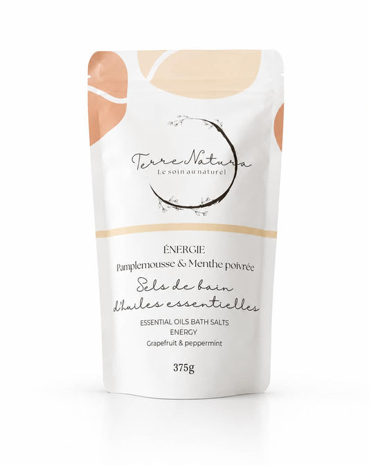 Sels de bain - Énergie - Pamplemousse & Menthe poivrée