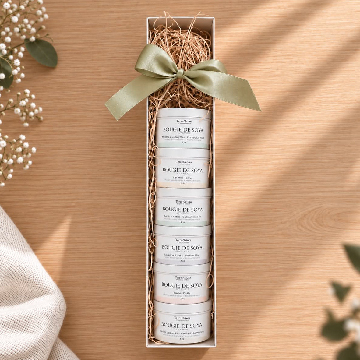 Coffret découverte 6 bougies 2 oz - Édition Limité