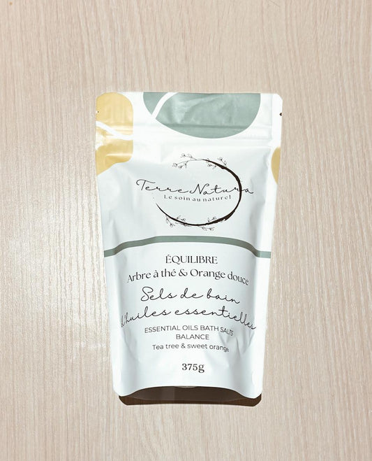 Sels de bain - Équilibre - Arbre à thé & orange douce