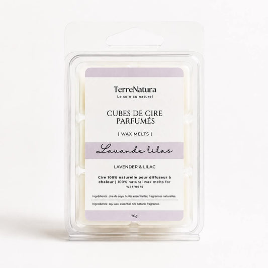 Natural Scented Wax Cubes - Lilac Lavender