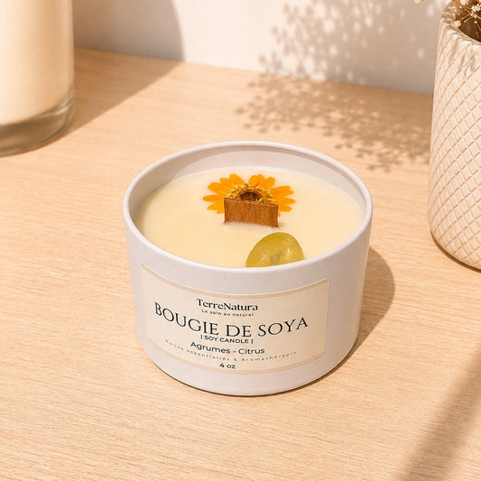 4 Oz Citrus & Citrine Candle