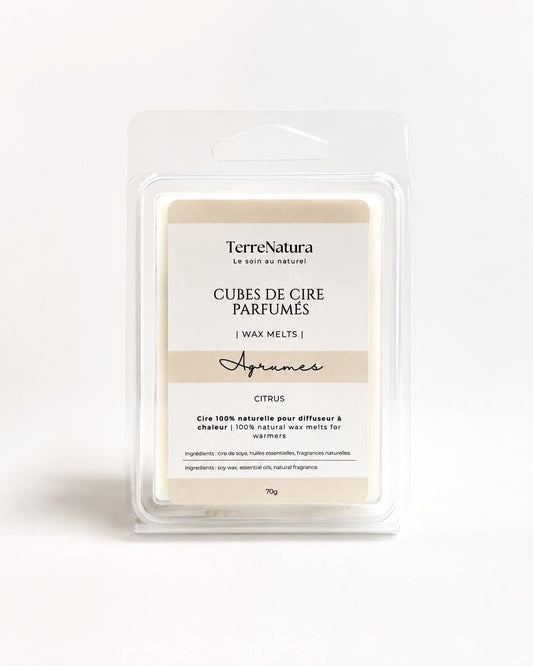 Cubes de cire parfumés naturels - Agrumes
