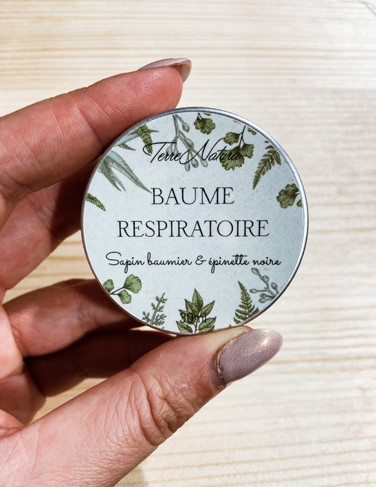 Balsam fir decongestant respiratory balm