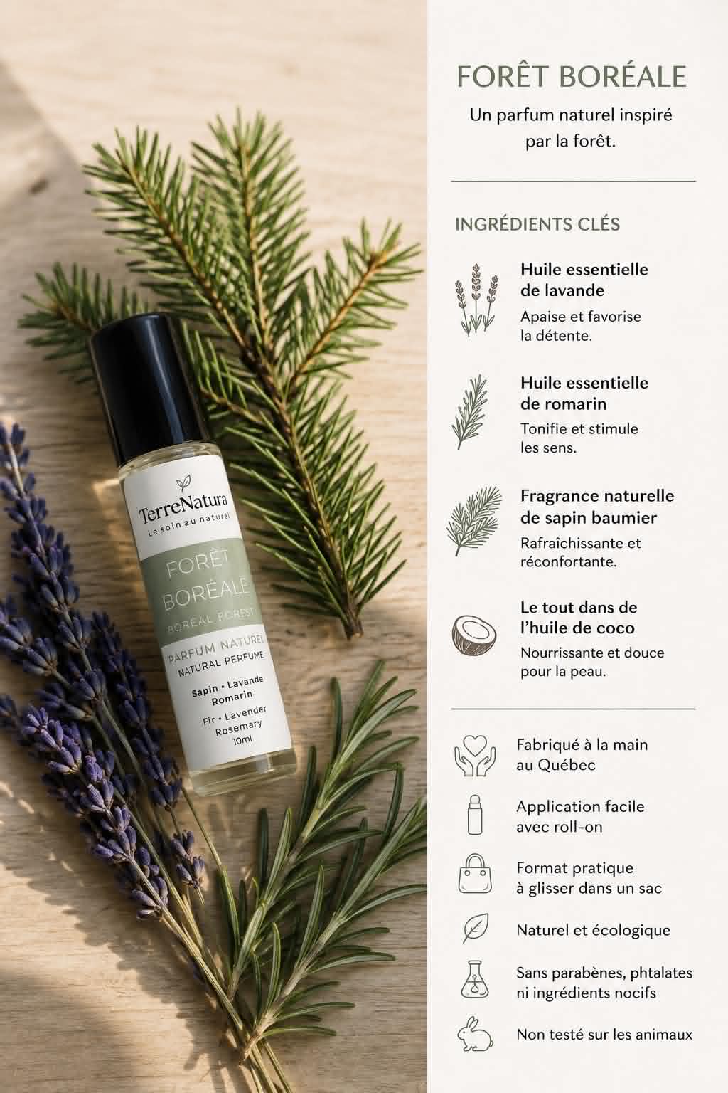 Parfum naturel - Forêt boréale