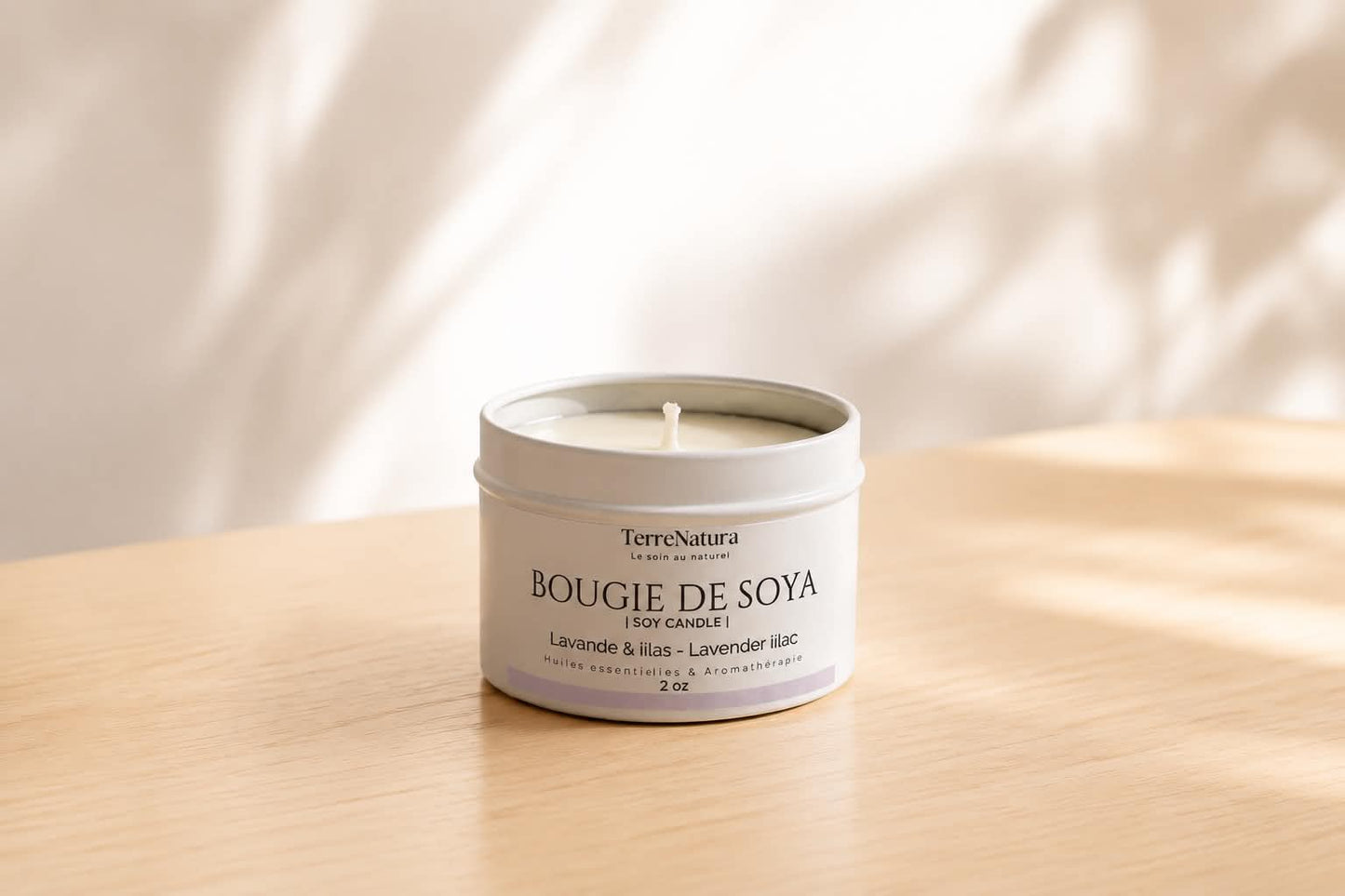 Mini bougie Lavande lilas 2oz