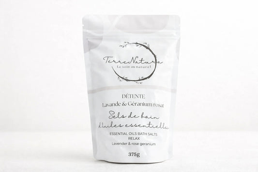Sels de bain - Détente - Lavande & Géranium rosat