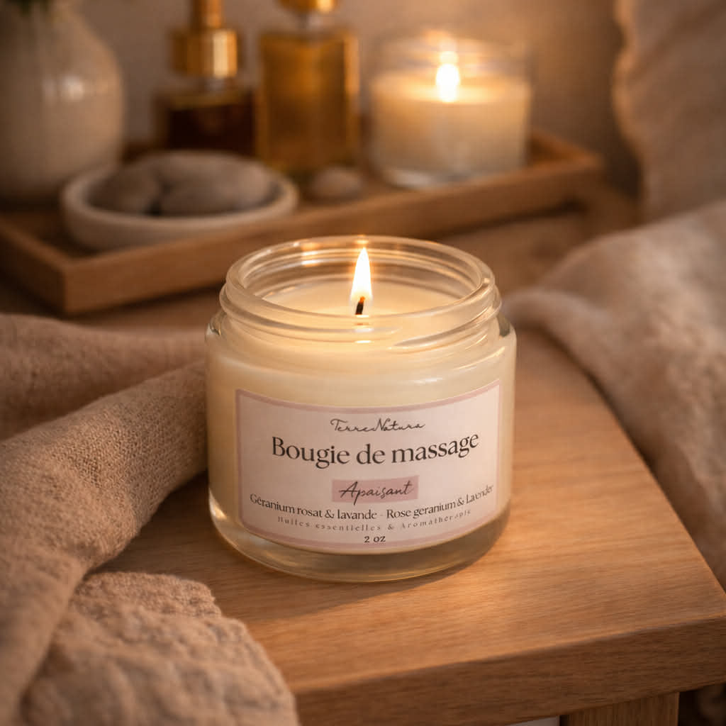 Natural massage candle - Relaxation