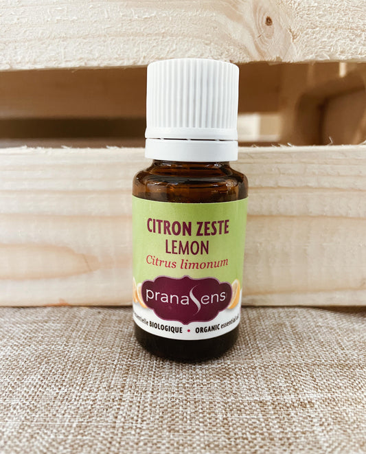 Citron zeste Huile essentielle Biologique
